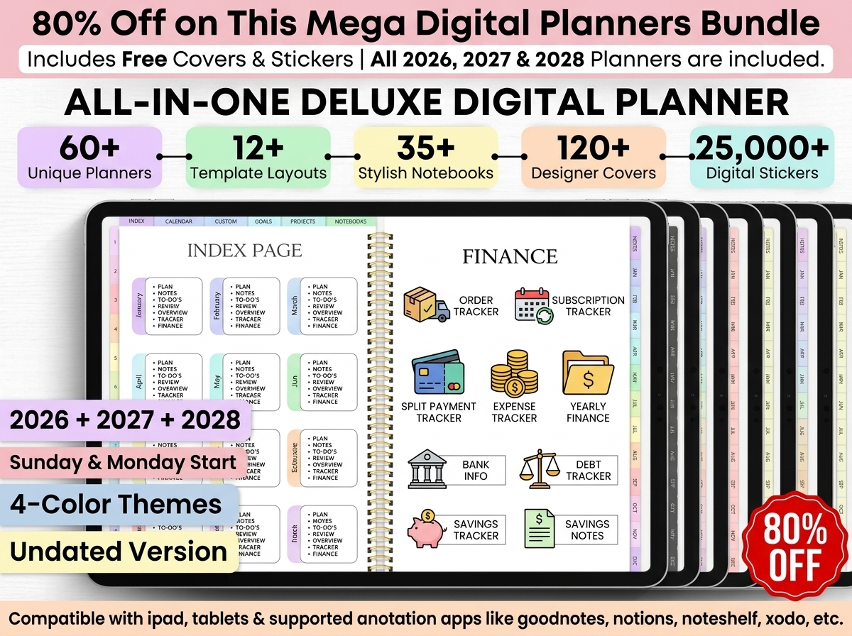 MCDT Digital Planner 2026 2027 2028